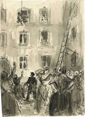 Бехтеев Владимир Георгиевич. Иллюстрация к роману Б. Пруса «Кукла»